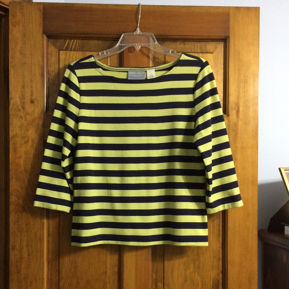 Liz * Strip Knit Top